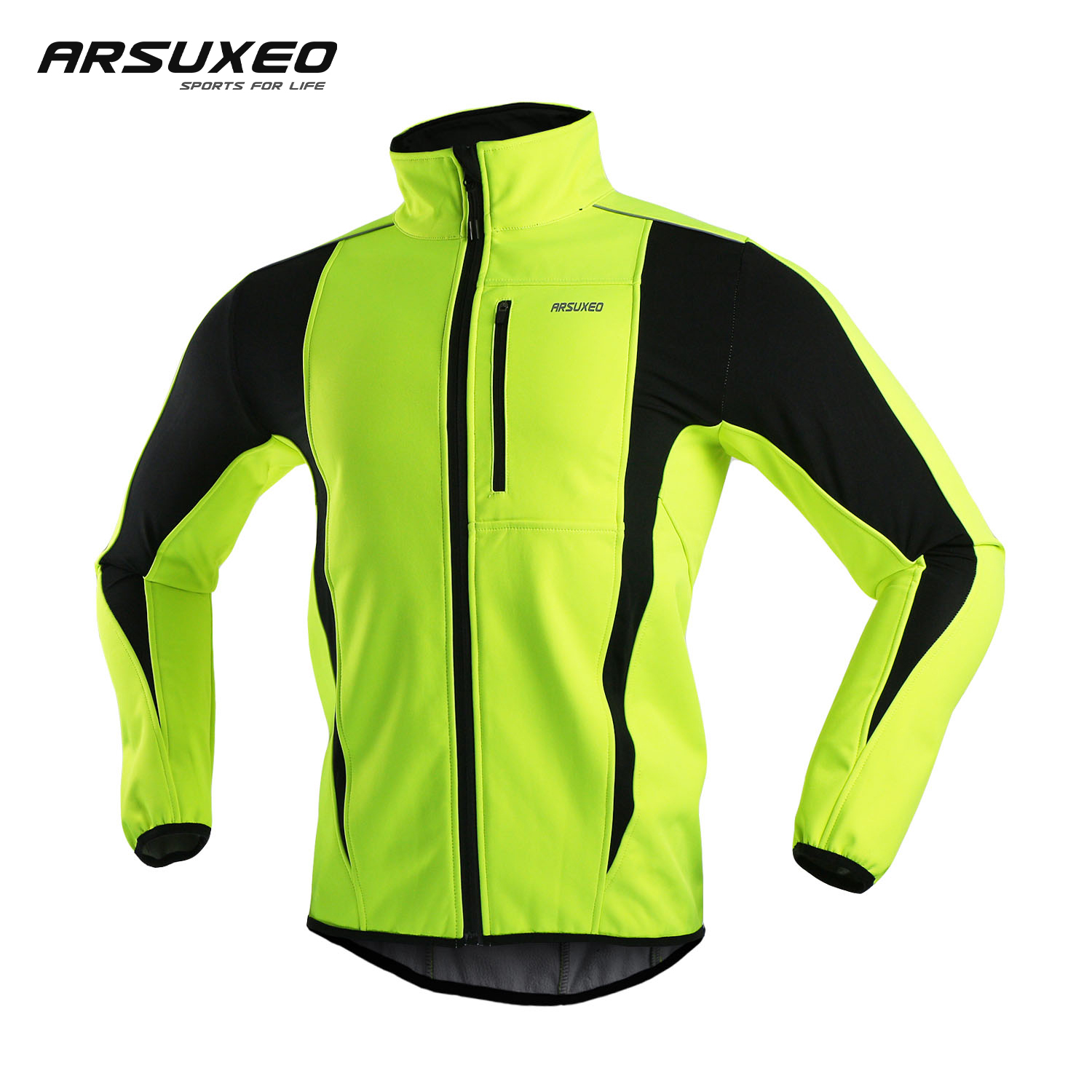 Cycling Commuter Jacket - ARSUXEO Men's Winter Cycling Jacket Thermal