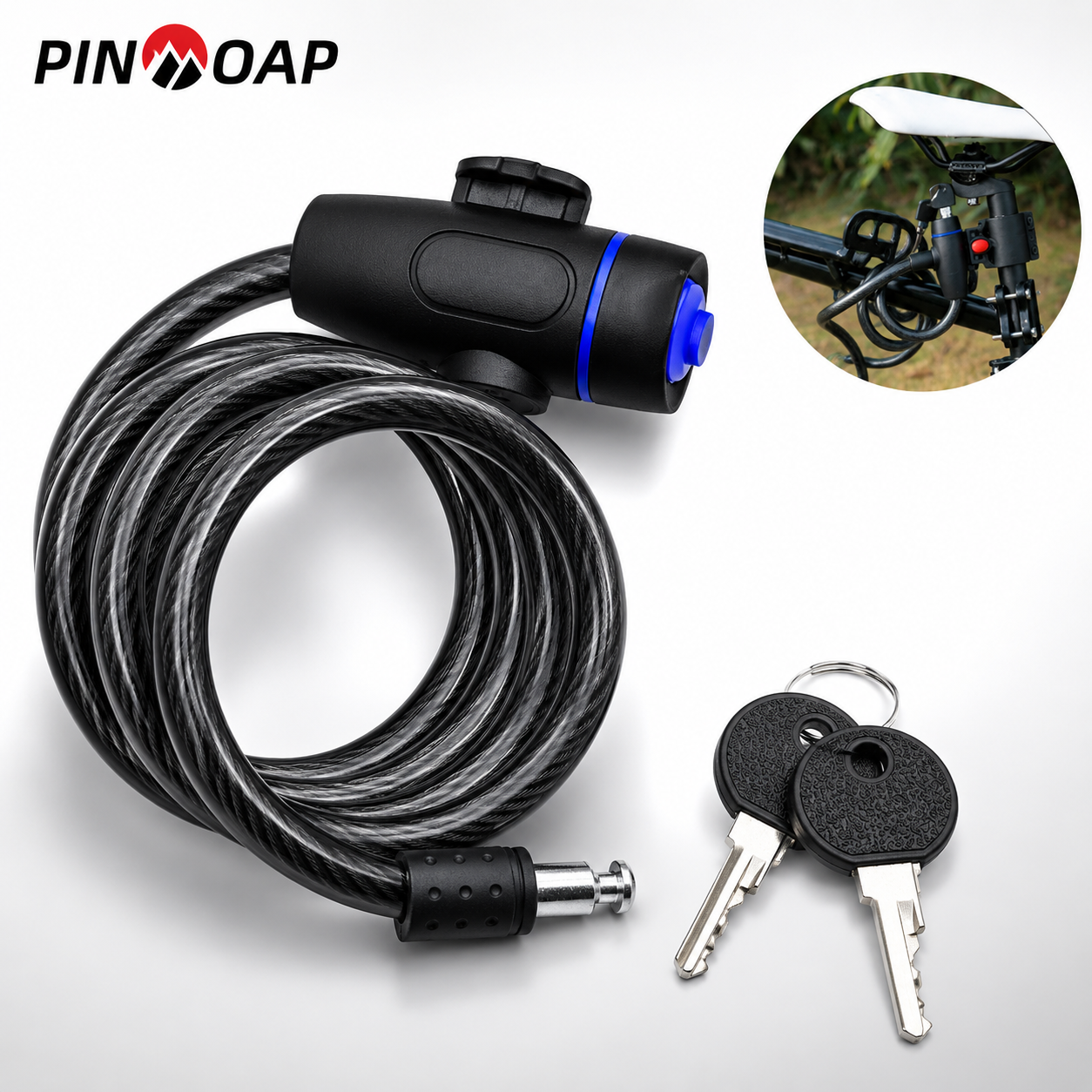 Commuter Bike Lock - PINMOAP 1PC Universal Bike Lock Bicycle