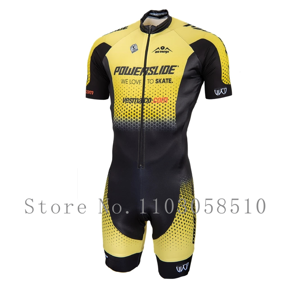 Cycling Commuter Pants - Powerslide inline skinsuit team areo speedsuit