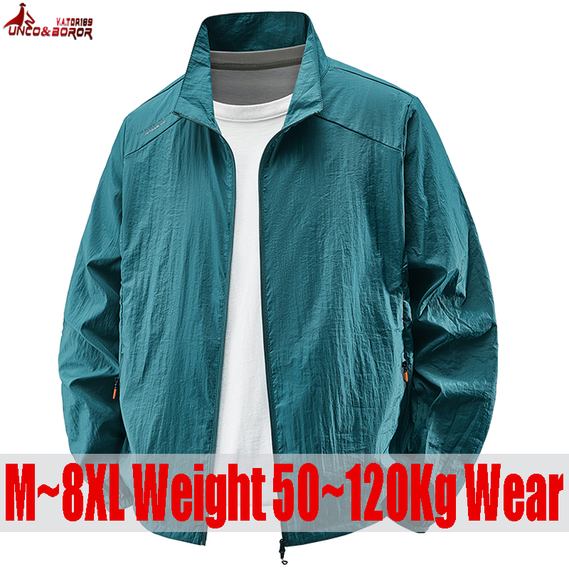 Cycling Commuter Jacket - Plus Size 7XL 8XL Summer Quick