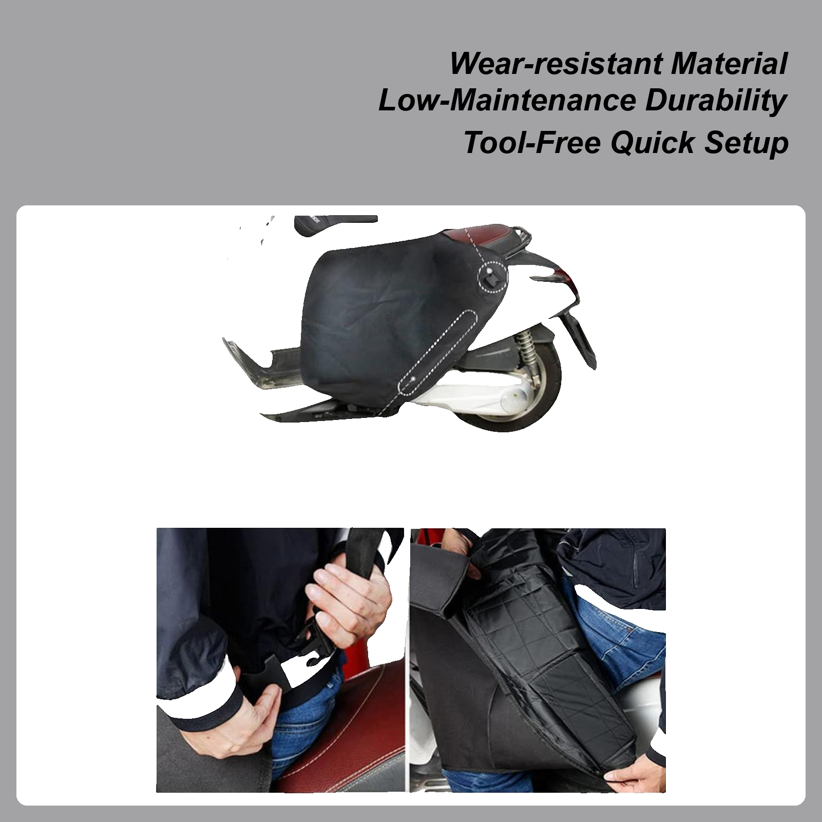 Cycling Commuting - Motorcycle Leg Protection Knee Warm Cycling