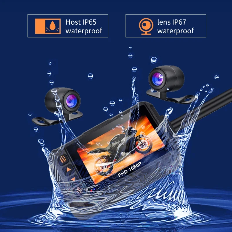 3 Inch Motorcycle Dashcam Wate – обзор и цена Cycling Loop