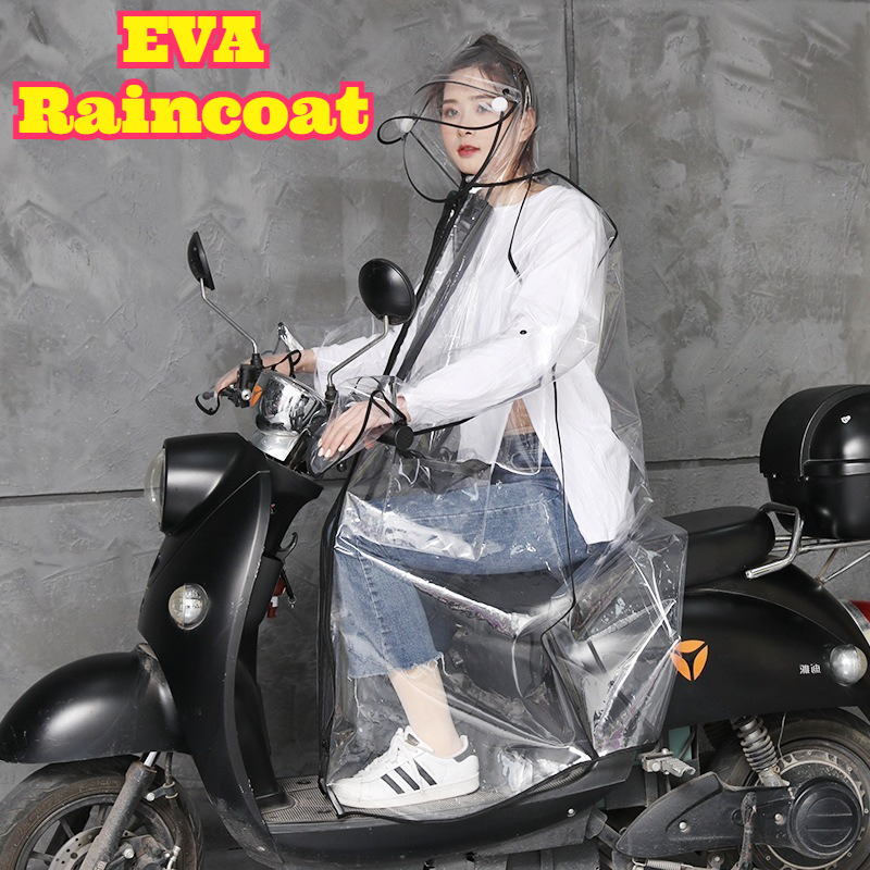 Transparent EVA Rain Poncho Ho – обзор и цена Cycling Commute Rain