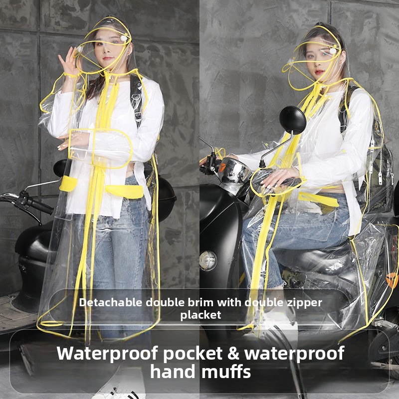 Transparent EVA Rain Poncho Ho – обзор и цена Cycling Commute Rain
