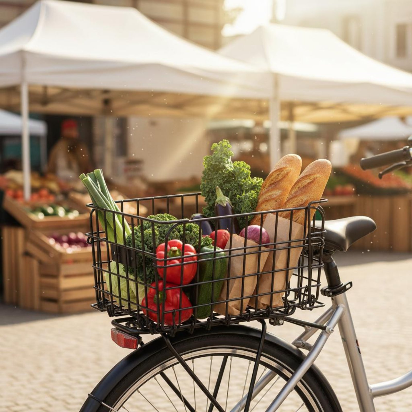 Folding Rear Bike Basket Folda – обзор и цена Commuting With Bike