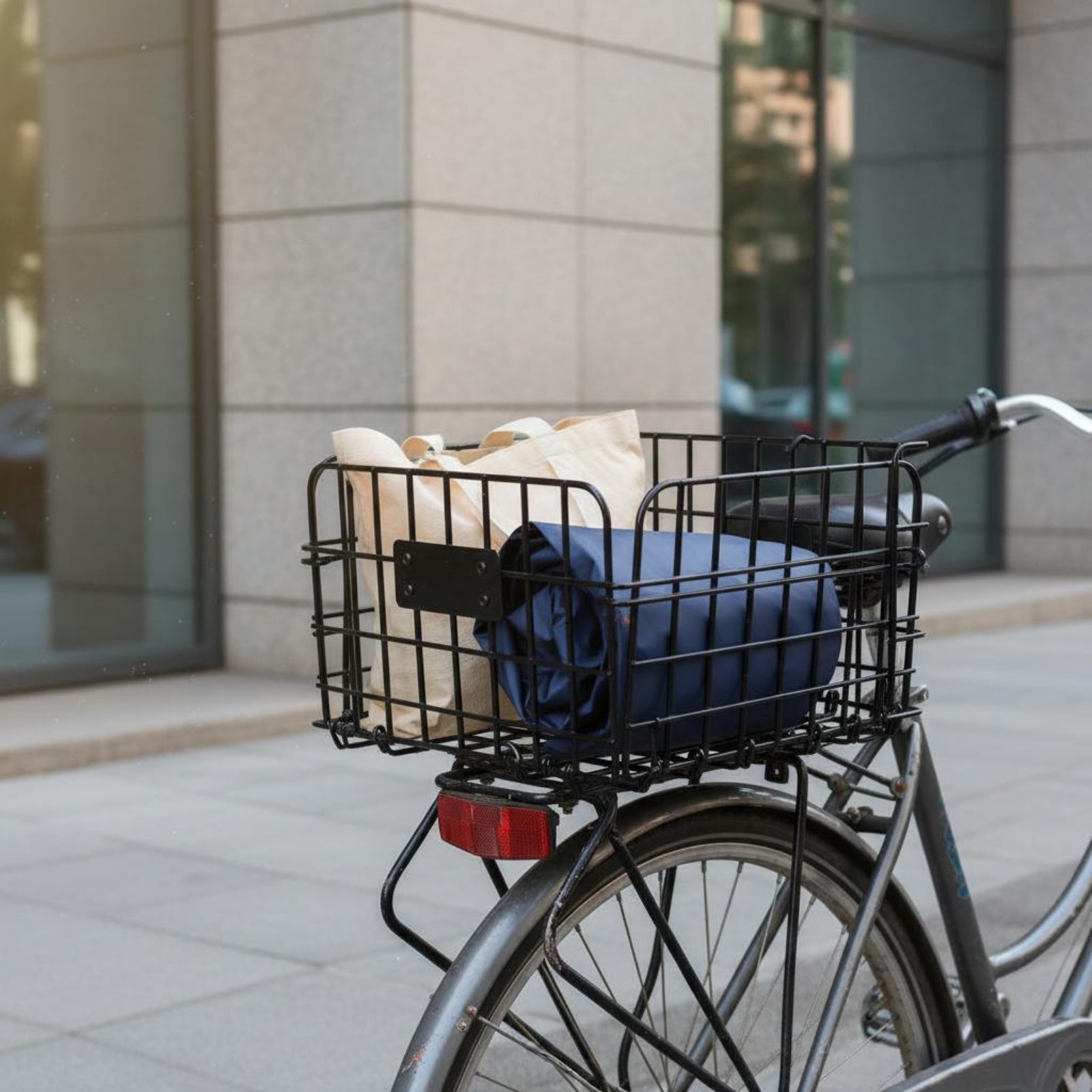 Folding Rear Bike Basket Folda – обзор и цена Commuting With Bike