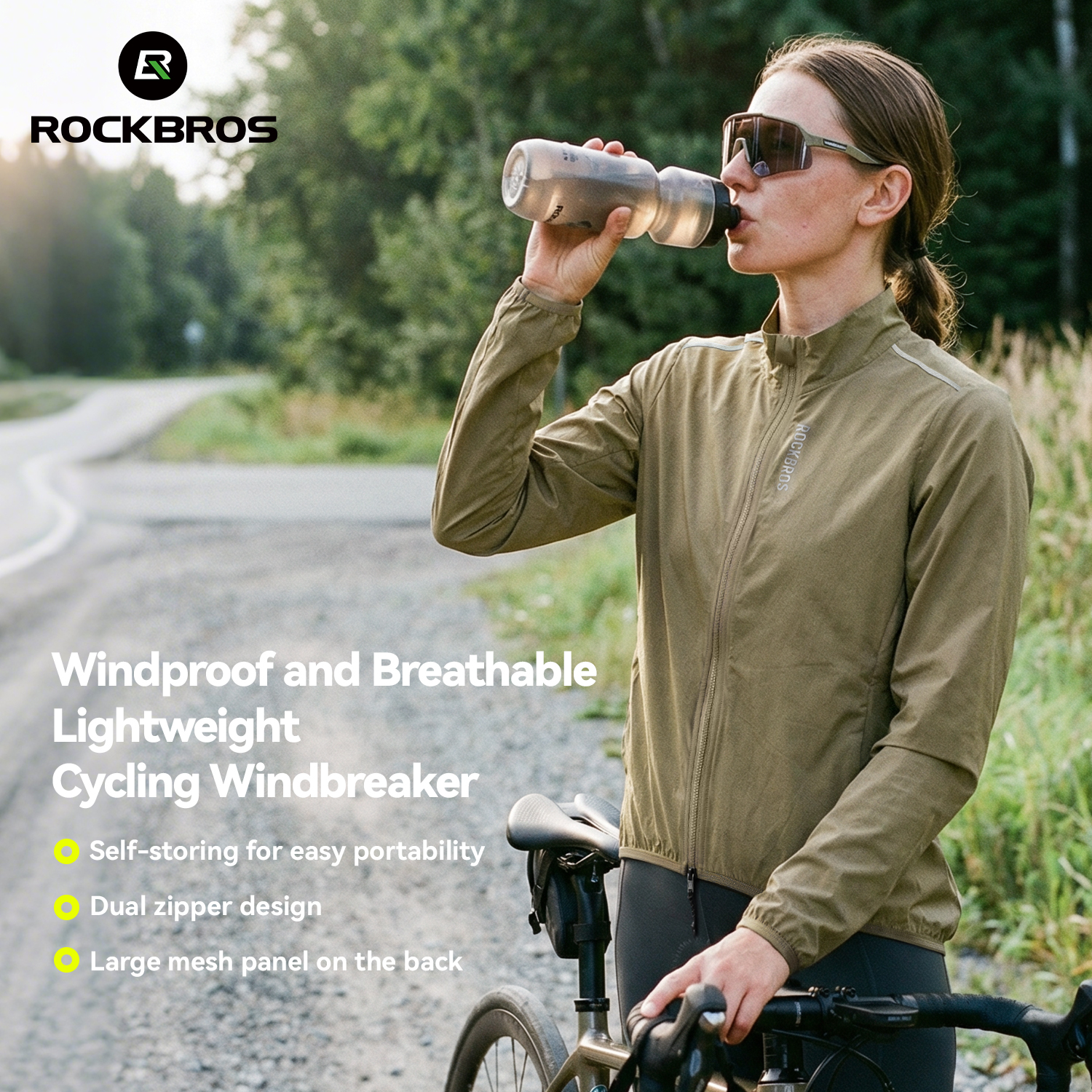 ROCKBROS Cycling Jacket  Windp – обзор и цена Cycling Commuter Jacket