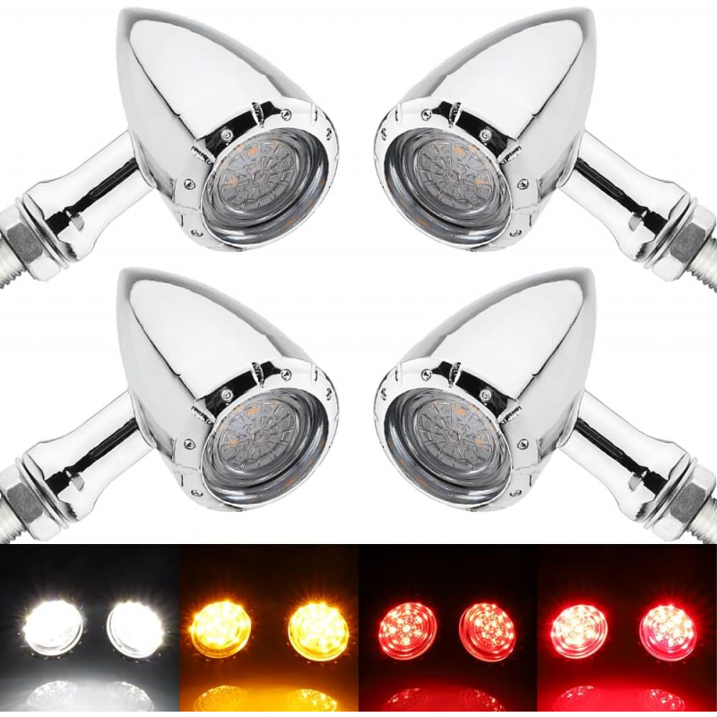 Motorcycle Bullet LED Front Re – обзор и цена Bike Light Front Rear