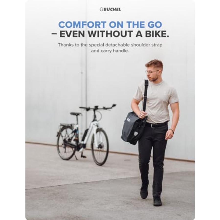 Bike pannier rack bag for groc – обзор и цена Waterproof Cycling Commute