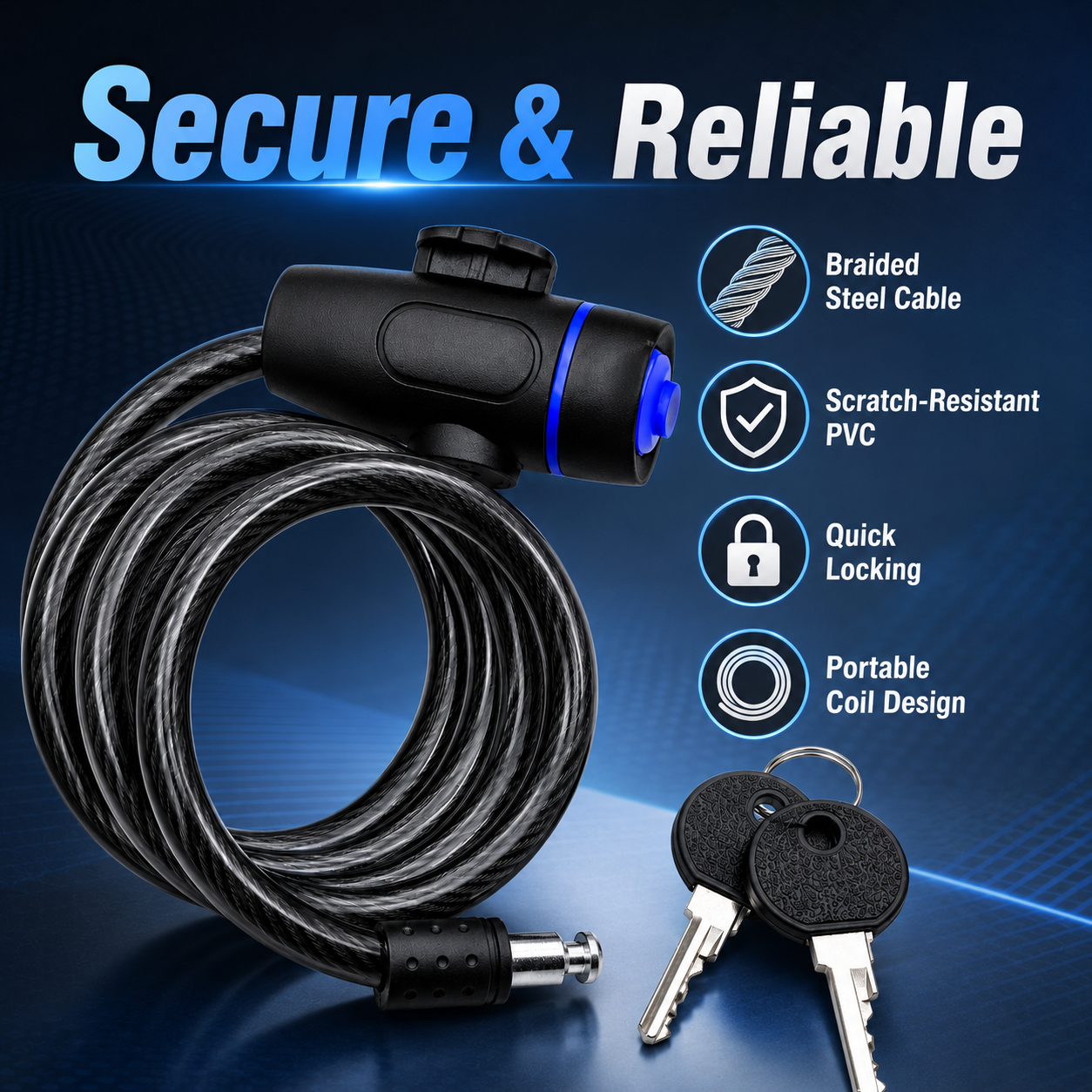 PINMOAP 1PC Universal Bike Loc – обзор и цена Commuter Bike Lock