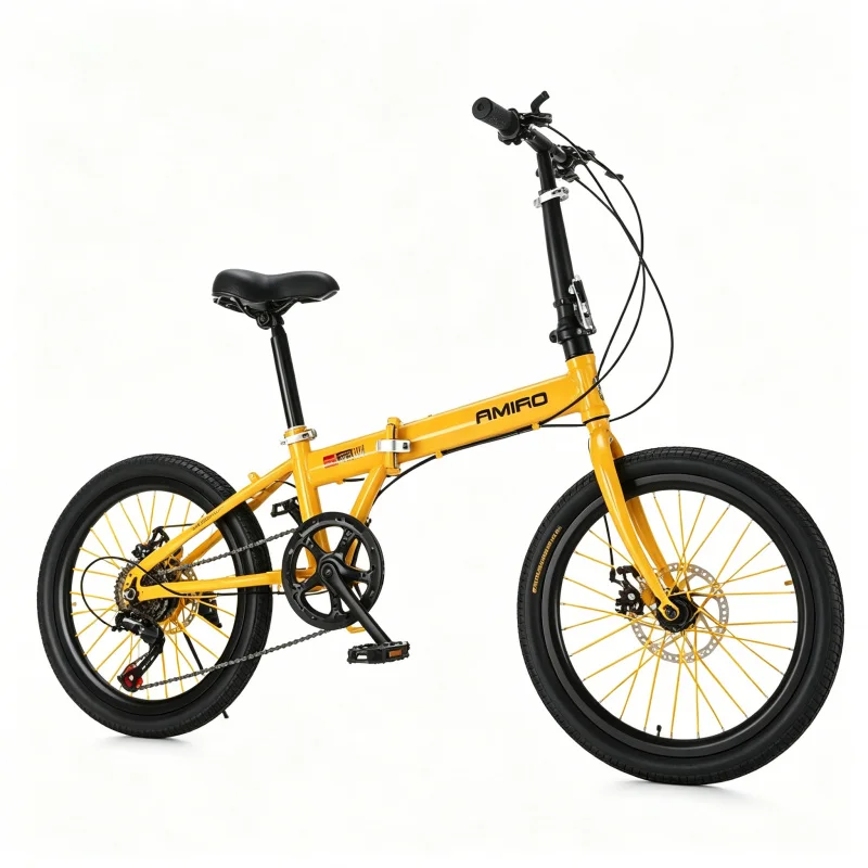 20 Inch Yellow Spoke Wheel Fol – обзор и цена Commuting With Bike