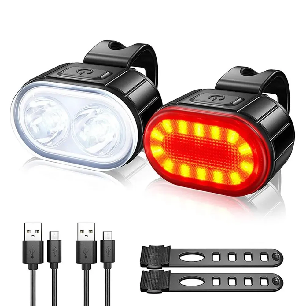 Front Rear Bike Lights Recharg – обзор и цена Bike Light Front Rear