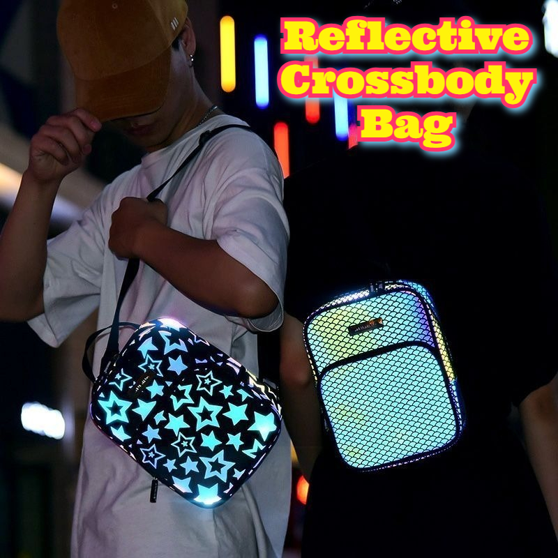 Reflective Crossbody Bag Multi – обзор и цена Cycling Commute Backpack