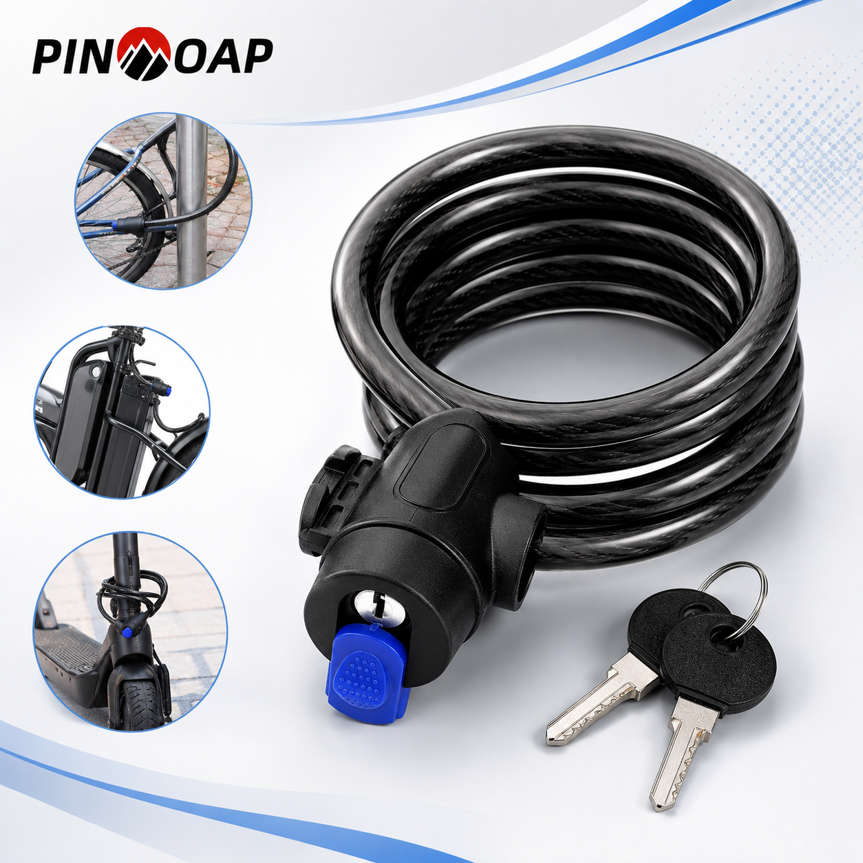 PINMOAP 1PC Bicycle Bike Lock  – обзор и цена Commuter Bike Lock