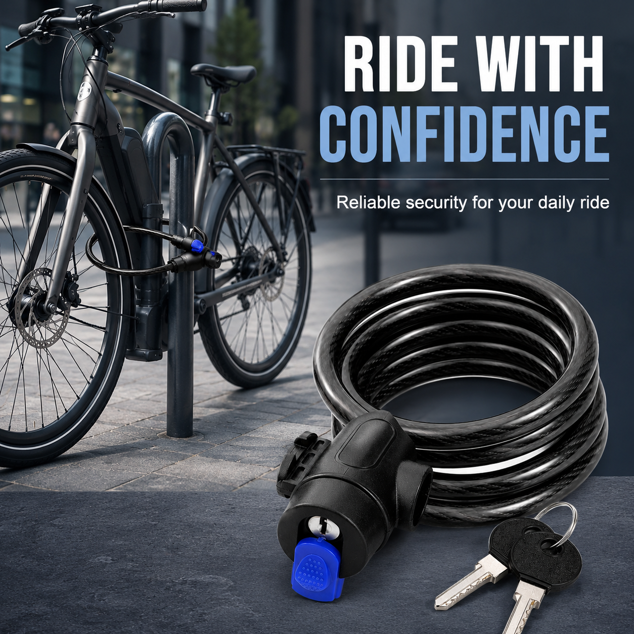 PINMOAP 1PC Bicycle Bike Lock  – обзор и цена Commuter Bike Lock