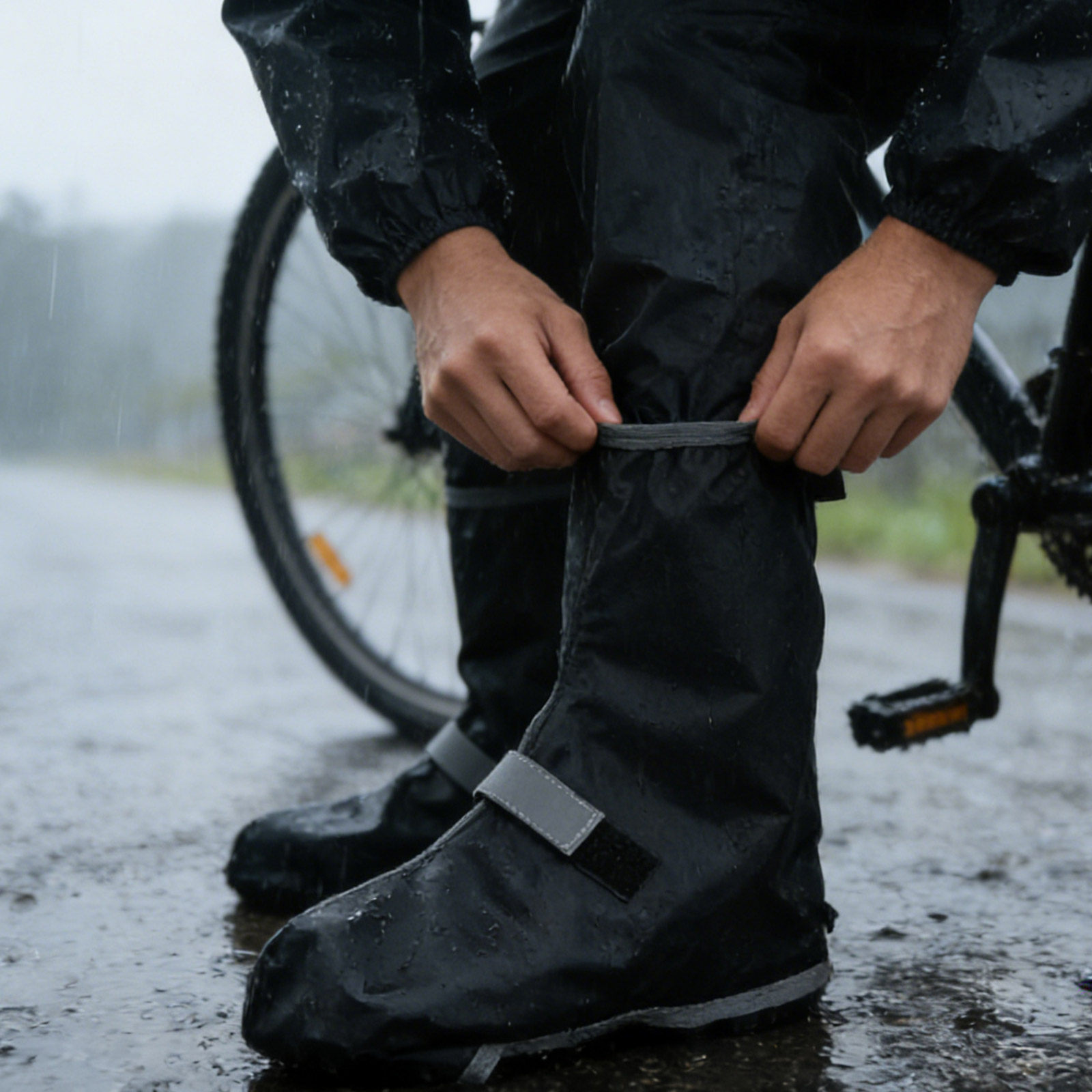 1Pair Waterproof Rain Shoe Cov – обзор и цена Cycling Commute Rain