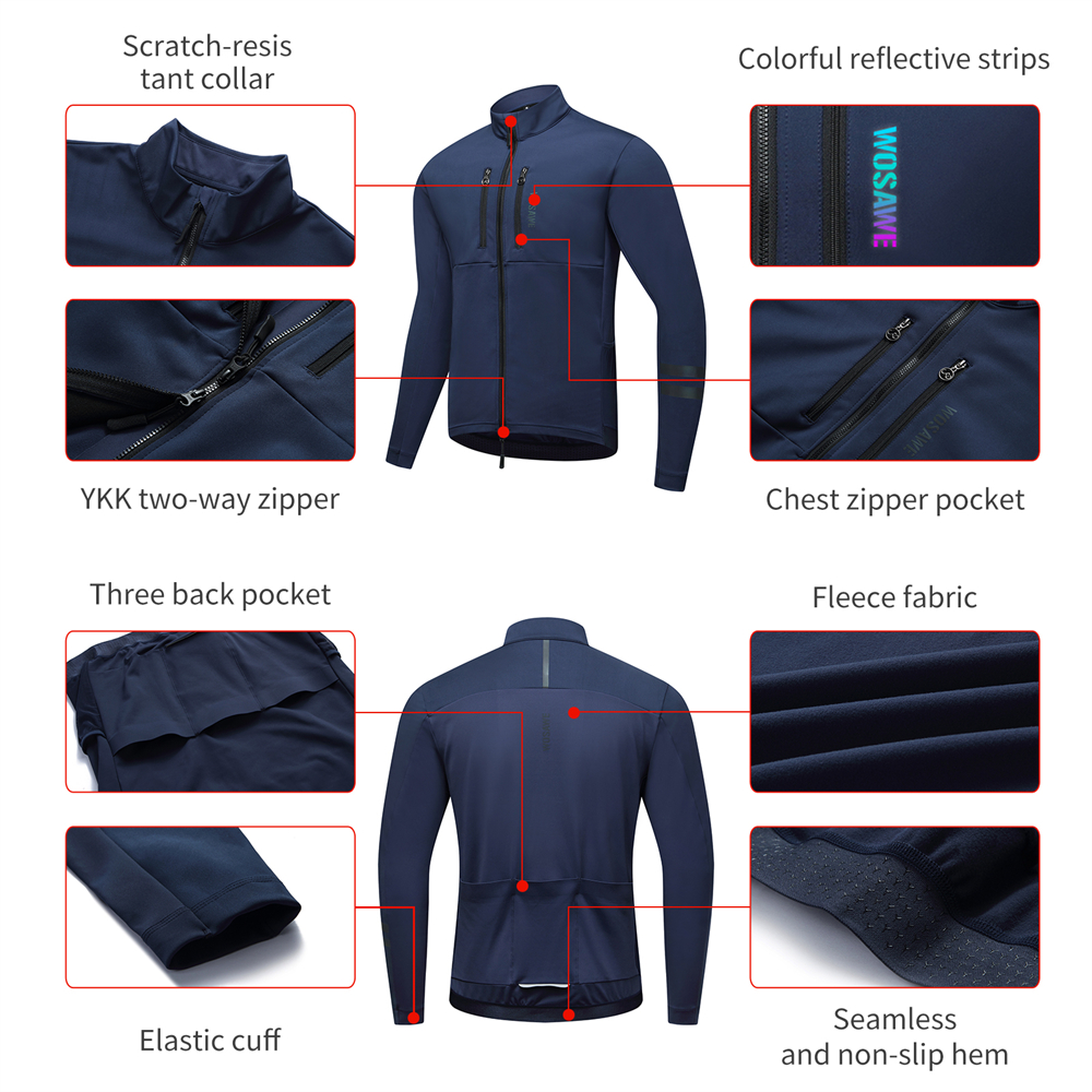 WOSAWE Cycling Jacket Winter T – обзор и цена Cycling Commuter Jacket