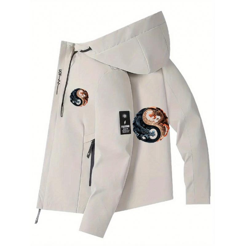 Men's Hooded Jacket - Zippered – обзор и цена Cycling Commute Jacket