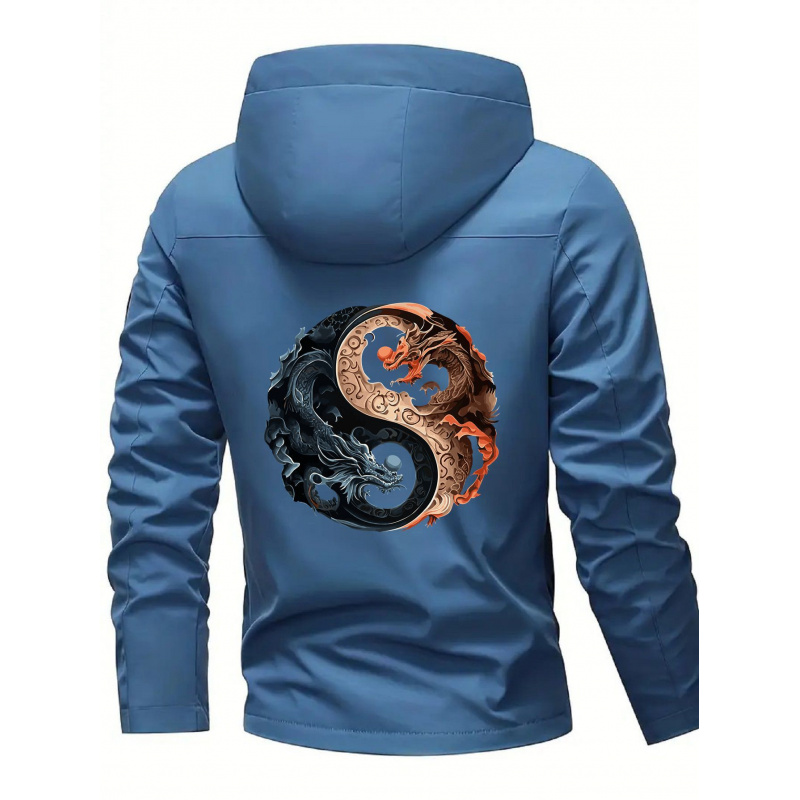 Men's Hooded Jacket - Zippered – обзор и цена Cycling Commute Jacket