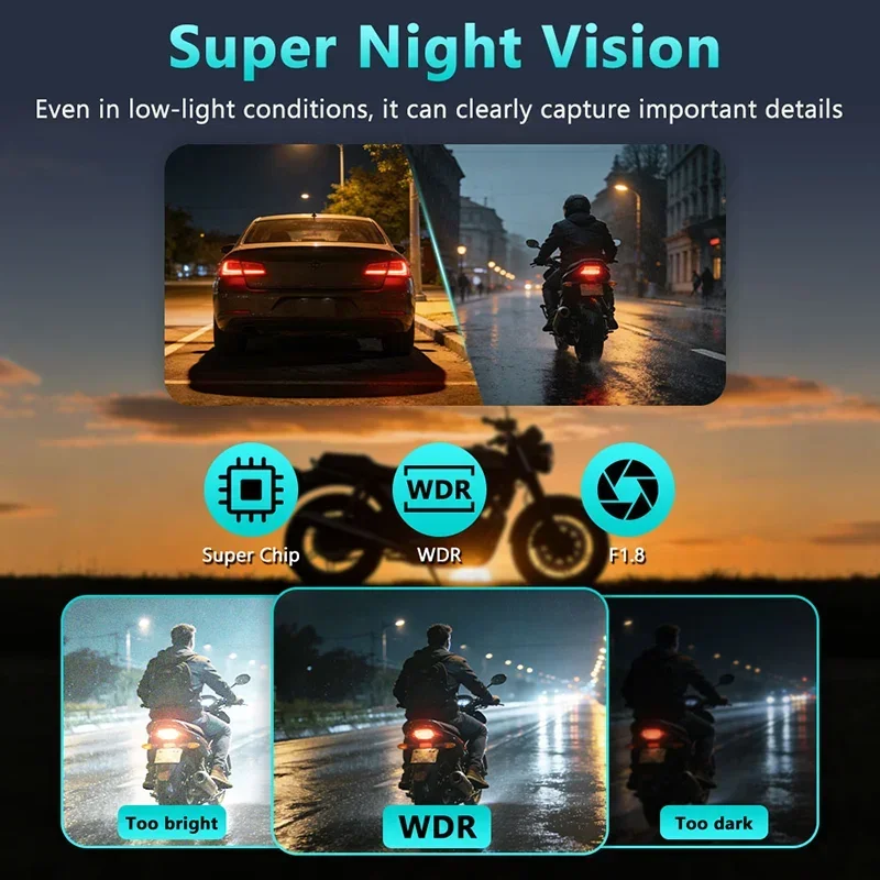 2K HD Motorcycle DVR Waterproo – обзор и цена Cycling Loop