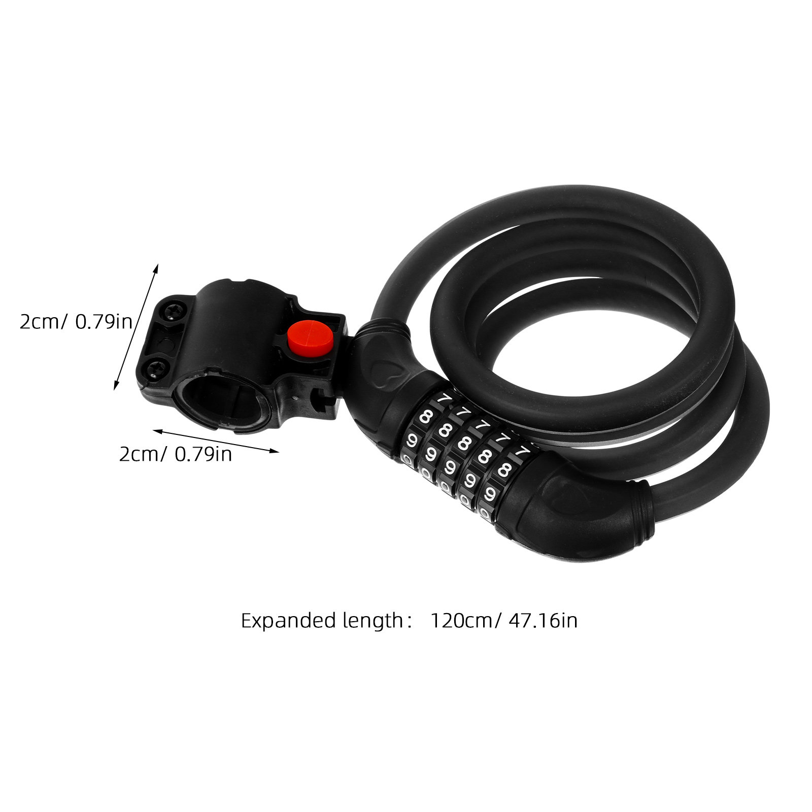 Reflective Stretch Cable Lock  – обзор и цена Commuter Bike Lock