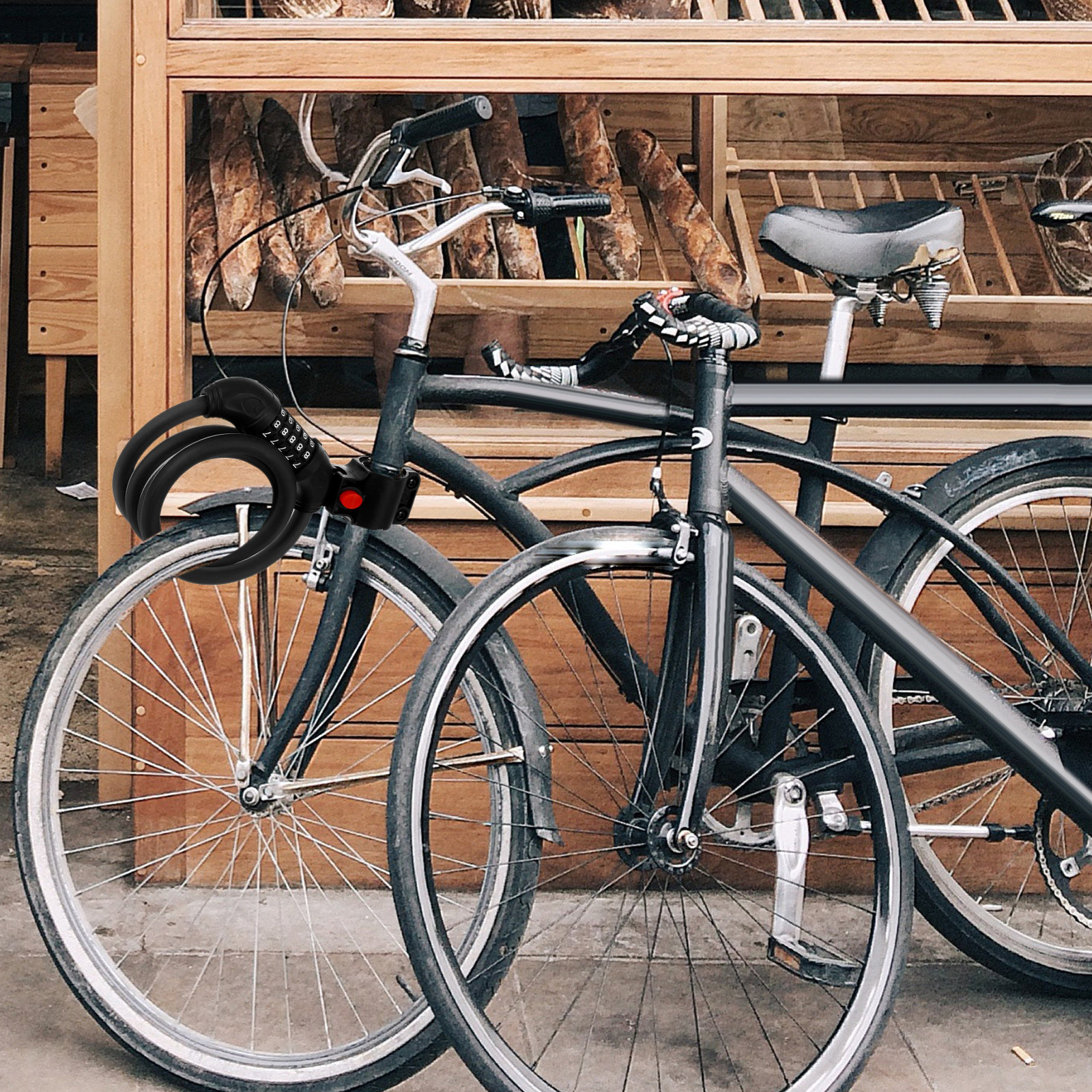 Reflective Stretch Cable Lock  – обзор и цена Commuter Bike Lock