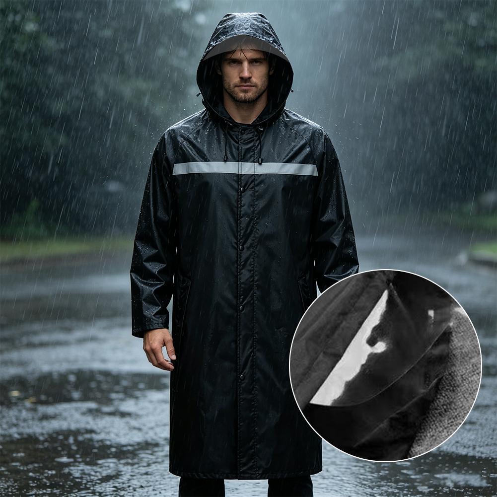 Waterproof Hooded Rain Poncho, – обзор и цена Cycling Commute Rain
