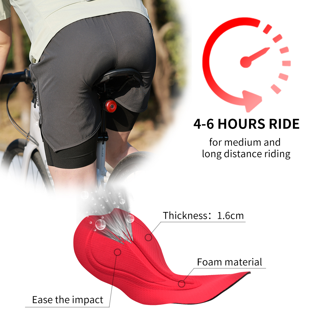 WOSAWE MTB Shorts Summer Men C – обзор и цена Cycling Commuter Pants