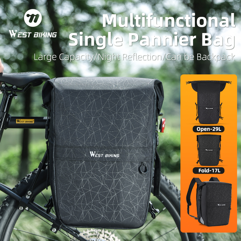 WEST BIKING 17-29L Bicycle Pan – обзор и цена Waterproof Cycling Commute