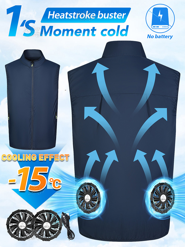 Fan Vest Wearable Cooling Air- – обзор и цена Cycling Commute Clothes