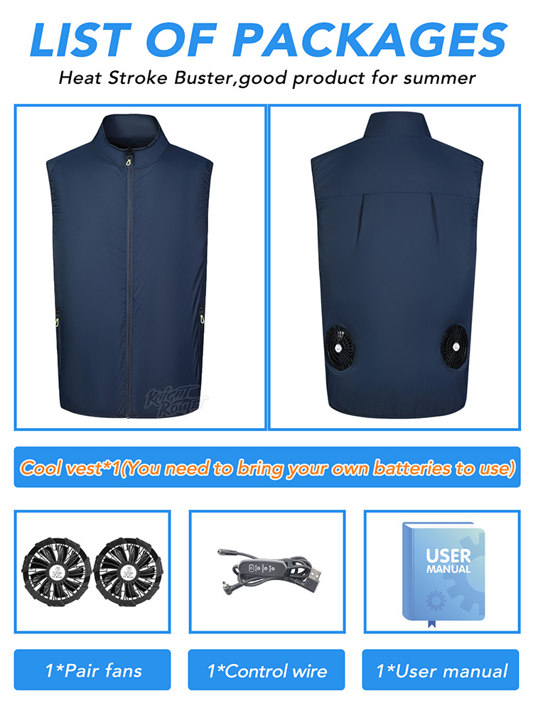 Fan Vest Wearable Cooling Air- – обзор и цена Cycling Commute Clothes