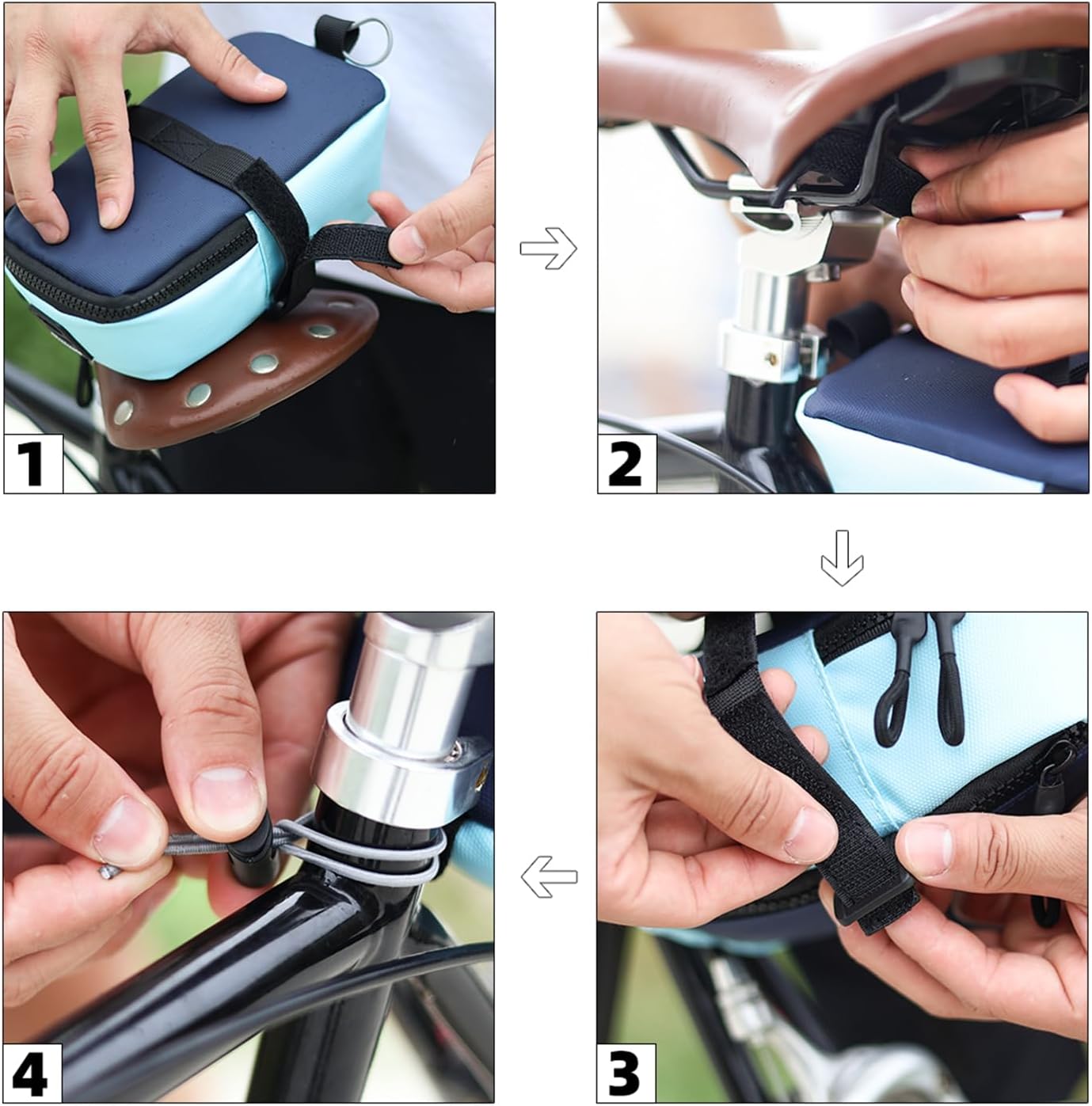 Expandable Large Capacity Bike – обзор и цена Saddle Bag Under Seat