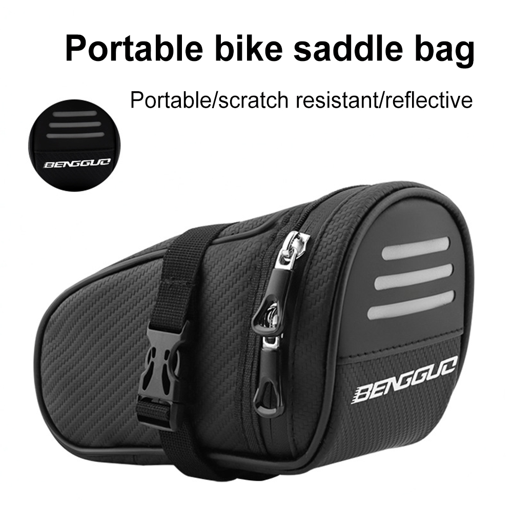 1L Bike Saddle Bag Waterproof  – обзор и цена Saddle Bag Under Seat