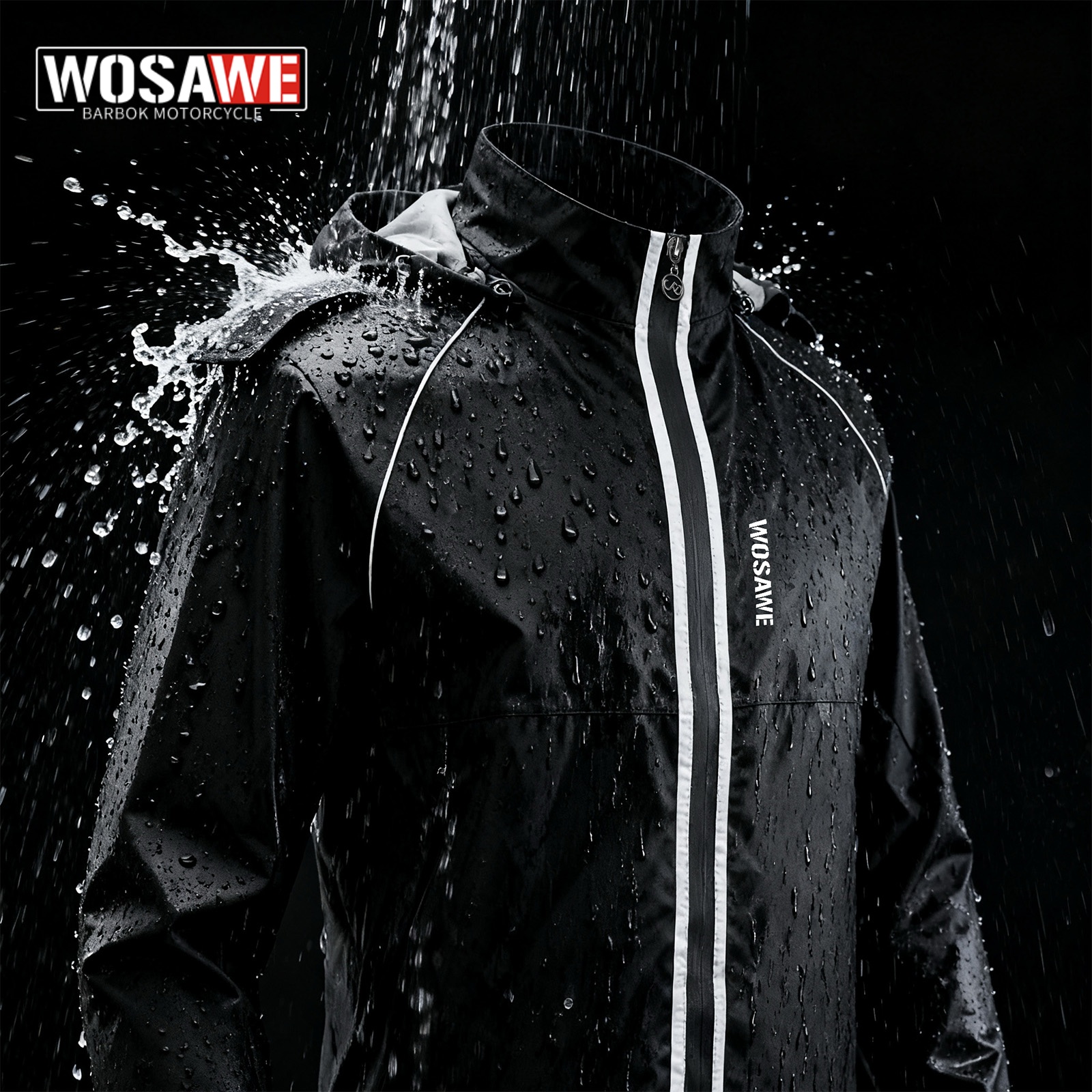 WOSAWE Reflective Motorcycle R – обзор и цена Cycling Commute Rain
