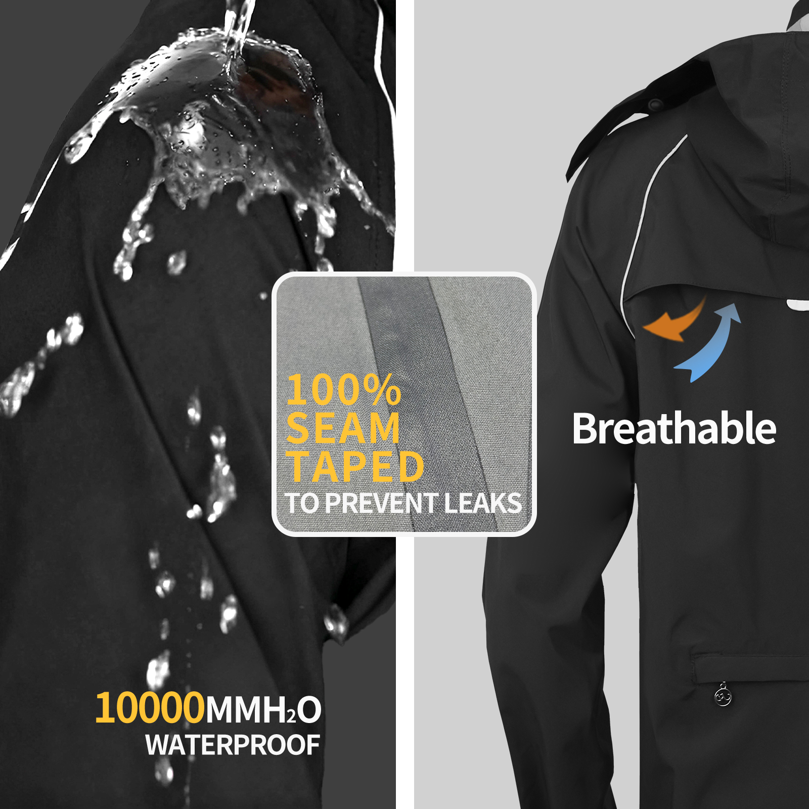 WOSAWE Reflective Motorcycle R – обзор и цена Cycling Commute Rain