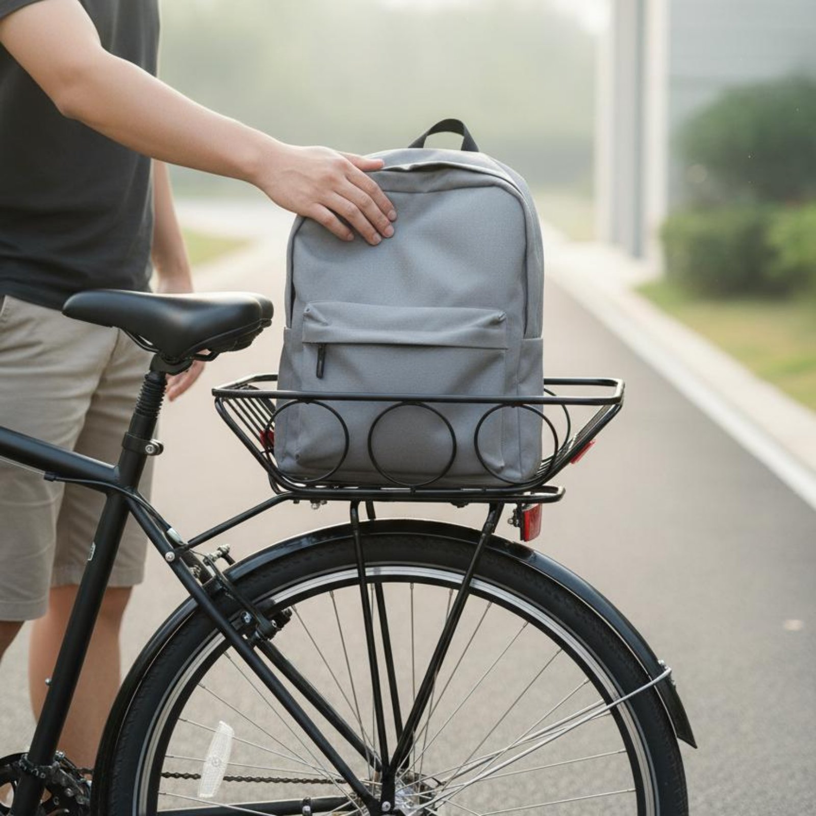 Mountain Bike Rear Basket Thic – обзор и цена Commuting With Bike