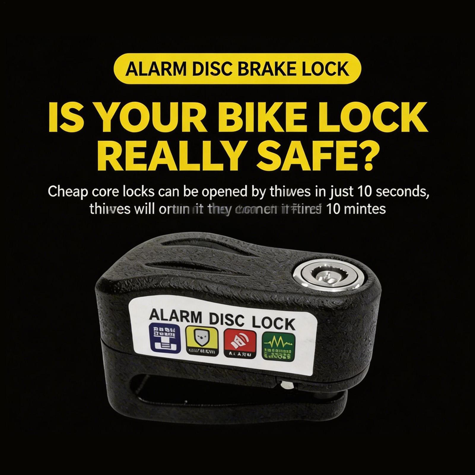 110db Alarm Disc Lock Waterpro – обзор и цена Commuter Bike Lock