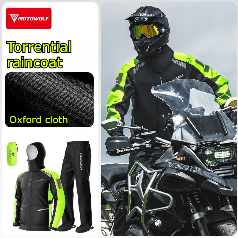 Motowolf Reflective Motorcycle – обзор и цена Cycling Commute Rain