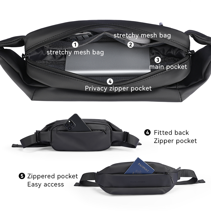 MARK RYDEN Multi-pocket Chest  – обзор и цена Waterproof Cycling Commute